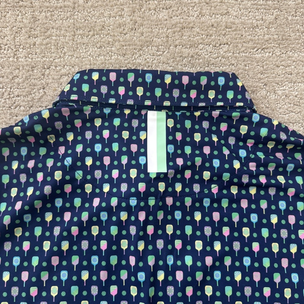 Rhoback The Pickleball Collection Performance Men's Polo Shirt Size Medium EUC - Picture 6 of 9
